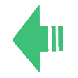 trans arrow segmented green 112x112