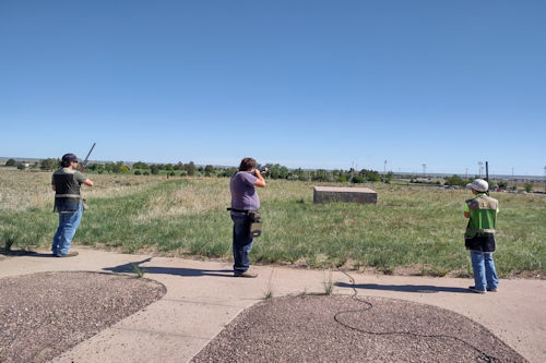 4H Members practice their shooting skills at the Limon Gun Club