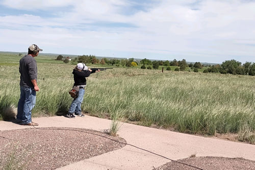 4H Members practice their shooting skills at the Limon Gun Club